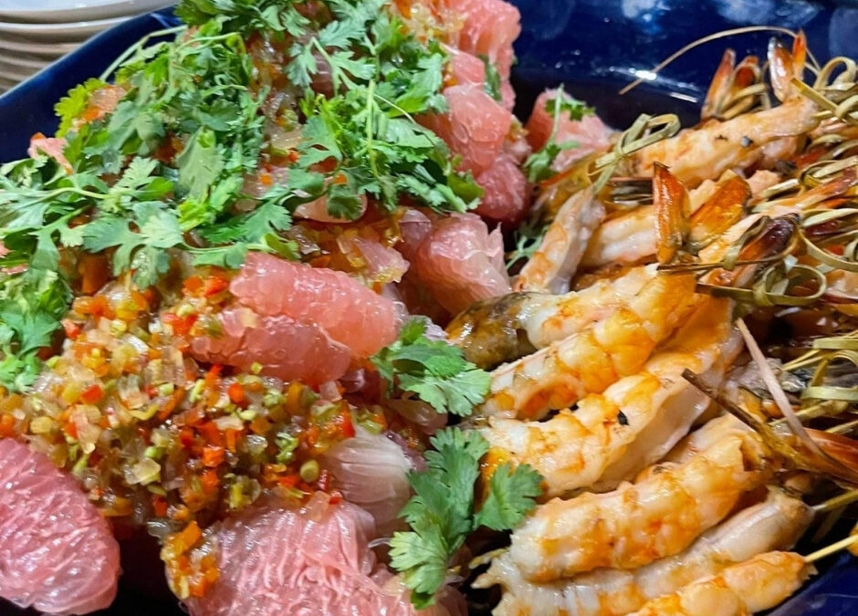 Grilled Shrimp and Lemon Kebabs